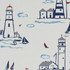Clarke And Clarke Fabric Lowestoft Marine CLARKE & CLARKE LAND & SEA COTTON - 100% Turkey MEDIUM Horizontal: 26.97 and Vertical: 24.8 54 - My Fabric Connection -