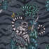 Clarke And Clarke Fabric Lemur Velvet Navy Fabric POLYESTER - 100% Spain HEAVY </p><p>Repeat: H: 18.11, V: 21.65 54 - My Fabric Connection -