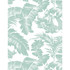 Gaston Y Daniela Wallcovering Plantation Azul Claro GASTON LIBRERIA VINYL - 100% Italy - Horizontal: 0 and Vertical: 27.5 27.5 - My Fabric Connection -