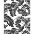 Gaston Y Daniela Wallcovering Plantation Black&White GASTON LIBRERIA VINYL - 100% Italy - Horizontal: 0 and Vertical: 27.5 27.5 - My Fabric Connection -