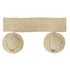 Mulberry Trim Knot Trim Natural BOHEMIAN TRAVELS WOOD - 46%;LINEN - 30%;JUTE - 20%;VISCOSE - 4% Egypt - Horizontal: - and Vertical: - 2 - My Fabric Connection -