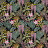 Bassett Mcnab Fabric 7806-10 Tropicale Black BASSETT MCNAB SIGNATURE 100%COT %VEMB INDIA Horizontal: 26.000 and Vertical: 30.000 52.75 in - My Fabric Connection -