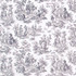 Carole Fabric Country Toile Noir Ash Oak 100% Cotton Printed & Finished In USA 51,000 Wyzenbeek Double Rubs Horizontal: 13 1/2" D and Vertical: 13 1/2" V 54" - My Fabric Connection -