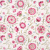 Carole Fabric Love Everyone Scarlet Azalea 55% Linen, 45% Rayon-SSR Finished in USA Passes 15,000 Double Rubs Wyzenbeek </p><p>Repeat: 25 1/4" V, 27" H 54" - My Fabric Connection -