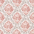 Carole Fabric Porchester Spice Red Sea 100% Polyester India 30,000 Wyzenbeek Double Rubs Horizontal: 13 1/2" D and Vertical: 13 1/2" V 54" - My Fabric Connection -
