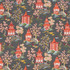 Carole Fabric Toji Garden Lacquer Red Sea 100% Cotton -SR China 27,000 Wyzenbeek Double Rubs Horizontal: 27 3/8" D and Vertical: 27" V 58" - My Fabric Connection -