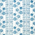 Schumacher Fabric Zinnia Handmade Print Blue 179340 Jacaranda 18.0" - My Fabric Connection -