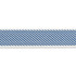 Schumacher Trim Winston Cotton Braid Medium Navy 74863 PERFECT BASICS: TRIMS POLYESTER 100% CHINA </p><p>Repeat: Horizontal: and Vertical: 1.5 - My Fabric Connection -