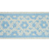 Schumacher Trim Brinda Hand Blocked Tape Sky 79121 JACARANDA LINEN 100% INDIA </p><p>Repeat: Horizontal: and Vertical: 5" (13CM) 3.5 - My Fabric Connection -