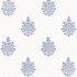 Schumacher Wallpaper Asara Flower Delft 5005321 JAIPUR / HAND BLOCK PRINTS Paper 0 INDIA </p><p>Repeat: Horizontal: and Vertical: 13 1/2" (34CM) 27 - My Fabric Connection -