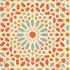 Schumacher Wallpaper Nasrid Palace Mosaic Persimmon 5005962 BYZANTIUM Paper 0 INDIA </p><p>Repeat: Horizontal: 20 1/2" (52CM) and Vertical: 20 1/2" (52CM) 20.5 - My Fabric Connection -