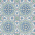 Cole & Son Wallcovering Piccadilly Denim & Rouge On Chalk COLE & SON SEVILLE NON WOVEN - 100% United Kingdom Horizontal: 20.8 and Vertical: 20.8 20.8 - My Fabric Connection -