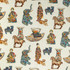 Lee Jofa Fabric Tambelan Print Lacquer MINDORO LINEN - 100% Austria MEDIUM Horizontal: 29.13 and Vertical: 31.5 58.27 - My Fabric Connection -