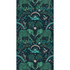 Clarke And Clarke Wallcovering Zambezi Teal Wallcovering PAPER - 100% United Kingdom </p><p>Repeat: H: , V: 18 20.5 - My Fabric Connection -
