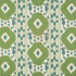 Brunschwig & Fils Fabric Varkala Print Teal/Green Fabric LINEN - 57%;COTTON - 43% Italy LIGHT </p><p>Repeat: H: 35.62548, V: 16.51254 53.54066 - My Fabric Connection -