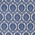 Brunschwig & Fils Fabric Sufera Print Indigo Fabric FLAX - 100% Italy LIGHT </p><p>Repeat: H: 13.39, V: 28.74 53.94 - My Fabric Connection -