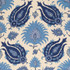 Brunschwig & Fils Fabric Kashmiri Linen Print Sapphire Blue Fabric LINEN - 100% France LIGHT </p><p>Repeat: H: 26.77, V: 28.35 53.54 - My Fabric Connection -
