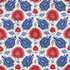Brunschwig & Fils Fabric Kashmiri Linen Print Blue/Red Fabric LINEN - 100% France LIGHT </p><p>Repeat: H: 26.77, V: 28.35 53.54 - My Fabric Connection -