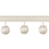 Brunschwig & Fils Trim Claude Ball Fringe Snow Trim VISCOSE - 100% China </p><p>Repeat: H: 1.77, V: 0 1.77 - My Fabric Connection -
