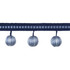 Brunschwig & Fils Trim Claude Ball Fringe Blue Trim VISCOSE - 100% China </p><p>Repeat: H: 1.77, V: 0 1.77 - My Fabric Connection -