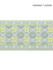 Grey Watkins Trim Hansel Embroidered Tape Summer Breeze GWT33290003 FOLKLORE 70% COTTON 30% POLYESTER INDIA MEDIUM DUTY Horizontal: 1.5" and Vertical: 4 - My Fabric Connection -