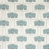 Stout Fabric Desoto 2 Turquoise Fabric 100%Cot %Remb India </p><p>Repeat: H: 8, V: 0 51 in - My Fabric Connection -