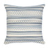 Schumacher Pillow Fremont I/O 18" Blue Pillow Indoor/Outdoor Prints & Wovens V 58% Polypropylene, 32% Polyester 18 - My Fabric Connection -