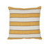 Schumacher Pillow Isolde Stripe 18" Yellow Pillow Folk Art 72% Cotton, 22% Acrylic 18 - My Fabric Connection -