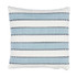 Schumacher Pillow Isolde Stripe 20" Sky Pillow Folk Art 72% Cotton, 22% Acrylic 20 - My Fabric Connection -