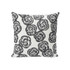 Schumacher Pillow Mona 18" Blackwork Pillow VOGUE LIVING 39% Polyester, 34% Cotton 18 - My Fabric Connection -