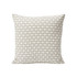 Schumacher Pillow Betwixt 22" Stone/White Pillow CELERIE KEMBLE 100% Cotton 22 - My Fabric Connection -