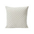 Schumacher Pillow Betwixt 18" Stone/White Pillow CELERIE KEMBLE 100% Cotton 18 - My Fabric Connection -