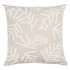 Schumacher Pillow Tiah Cove 20" Ivory On Natural Pillow Caroline Z Hurley Ii 55% Linen, 45% Cotton 20 - My Fabric Connection -