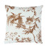 Schumacher Pillow Toile De La Prairie 18" Brown Pillow Jill Lasersohn 100% Cotton 18 - My Fabric Connection -