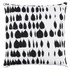 Schumacher Pillow Queen Of Spain 22" Black Pillow EXUBERANT PRINTS 100% Cotton 22 - My Fabric Connection -