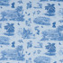 Schumacher Fabric Toussaint Toile Blue & Sky 180273 Fabric LINEN 53% </p><p>Repeat: H: HORZ. 54" (137CM), V: VERT. 54" (137CM) 6 - My Fabric Connection -
