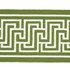 Schumacher Fabric Labyrinth Tape Green 81260 Fabric COTTON 75% </p><p>Repeat: H: HORZ. 2 1/2" (6CM), V: 27 - My Fabric Connection -