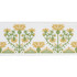 Schumacher Fabric Custis Embroidered Tape Marigold 81663 Fabric LINEN 100% INDIA </p><p>Repeat: H: 0, V: 0 3 1/2" (9CM) - My Fabric Connection -