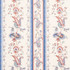 Schumacher Wallcovering Elena Paisley Stripe Blue 5012891 Wallcovering Paper UNITED STATES OF AMERICA </p><p>Repeat: H: HORZ. 13 1/2" (34CM), V: VERT. 12" (30CM) 27 - My Fabric Connection -