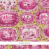 Schumacher Wallcovering Plates & Platters Magenta & Yellow 5010412 Wallcovering Paper UNITED KINGDOM </p><p>Repeat: H: HORZ. 54" (137CM) , V: VERT. 36" (91CM) 54 - My Fabric Connection -