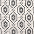 Carole Fabric Stronghold Ebony Artisan 100% Cotton PAKISTAN 12 1/2" V, 13 1/2" H HD 56.5" - My Fabric Connection -