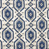 Carole Fabric Stronghold Navy Artisan 100% Cotton PAKISTAN 12 1/2" V, 13 1/2" H HD 56.5" - My Fabric Connection -