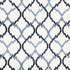Carole Fabric Larger Picture Indigo Dawn & Dusk Base: 100% Cotton, Embr: 78% Cotton, 22% Viscose India 15 1/4" V, 6 1/2" H HD 50" - My Fabric Connection -