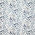 Carole Fabric My Friends Cornflower Dewdrop Base: 58% Cotton, 42% Polyester. Embr: 100% Rayon India 12 1/2" V, 12 1/2" H HD 50" - My Fabric Connection -