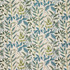 Carole Fabric My Friends Teal Dewdrop Base: 58% Cotton, 42% Polyester. Embr: 100% Rayon India 12 1/2" V, 12 1/2" H HD 50" - My Fabric Connection -