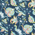 Hidden Path Indigo by Carole Designer Fabric Jade 100% Cotton-SSR Pakistan 12,000 Wyzenbeek Double Rubs 25 1/4" V, 13 1/2" H HD 54" - Swanky Fabrics -