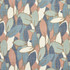 Carole Fabric Autumn Way Dusk Prisma 69% Polyester, 23% Viscose, 8% Linen CHINA 25 1/4" V, 13 1/2" H HD 55" - My Fabric Connection -