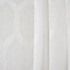 Carole Fabric To The Point White Sheer Luxury 85% Polyester, 15% Cotton-Weighted Hem INDIA 13 1/2" V, 4 1/2" H 116" - My Fabric Connection -