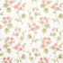 For A Reason Coral by Carole Designer Fabric Wallflower Base: 58% Cotton, 42% Polyester. Embr: 100% Rayon INDIA 12,000 Wyzenbeek Double Rubs 18 1/2" V, 16 3/4" H 50" - Swanky Fabrics -