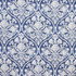 Live Your Life Indigo by Carole Designer Fabric Wellington 75% Cotton, 25% Linen-Stain Resistant KOREA 10,000 Wyzenbeek Double Rubs 17 1/2" V, 13 1/4" H HD 54.5" - Swanky Fabrics -